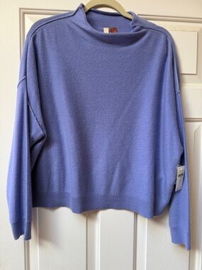 Anthropologie 💯 cashmere pullover sweater size M NEW with tags